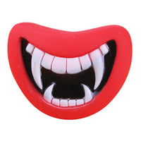 HKM-395603 Red Lip Vinyl Dress-Up Toy for Dogs - Orange, 6cm x 8.5cm