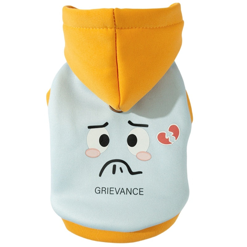 HKM-395795 Korean Style Cute Cartoon Bear Hoodie for Small to Medium Dogs and Cats