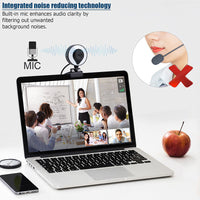 HKM-395859 2K HD USB Computer Camera with Auto Focus and Built-in Microphone
