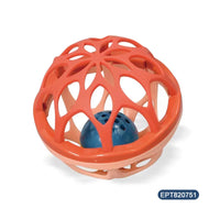 HKM-396115 Soft Musical Rattle Teether Ball Set for Toddlers - Ages 0 to 4 Years, Safe Plastic Design