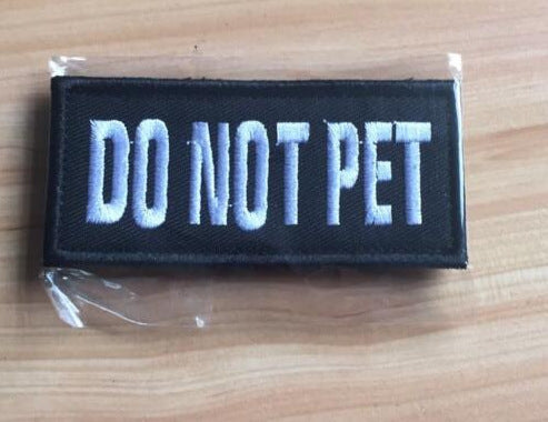 HKM-396243 Canvas Velcro Cloth Patch Set - Embroidery Badges for Luggage and Clothing, 6 Pieces, Various Colors