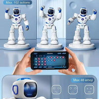 HKM-396307 Interactive Programmable Remote Control Robot Smart Educational Toy for Kids Ages 2 and Up
