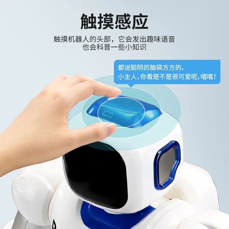 HKM-396307 Interactive Programmable Remote Control Robot Smart Educational Toy for Kids Ages 2 and Up