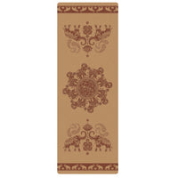 HKM-396371 Non-Slip Rubber Yoga Mat for Fitness and Health Massage - 183x66cm Heavy Duty Design