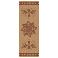 HKM-396371 Non-Slip Rubber Yoga Mat for Fitness and Health Massage - 183x66cm Heavy Duty Design