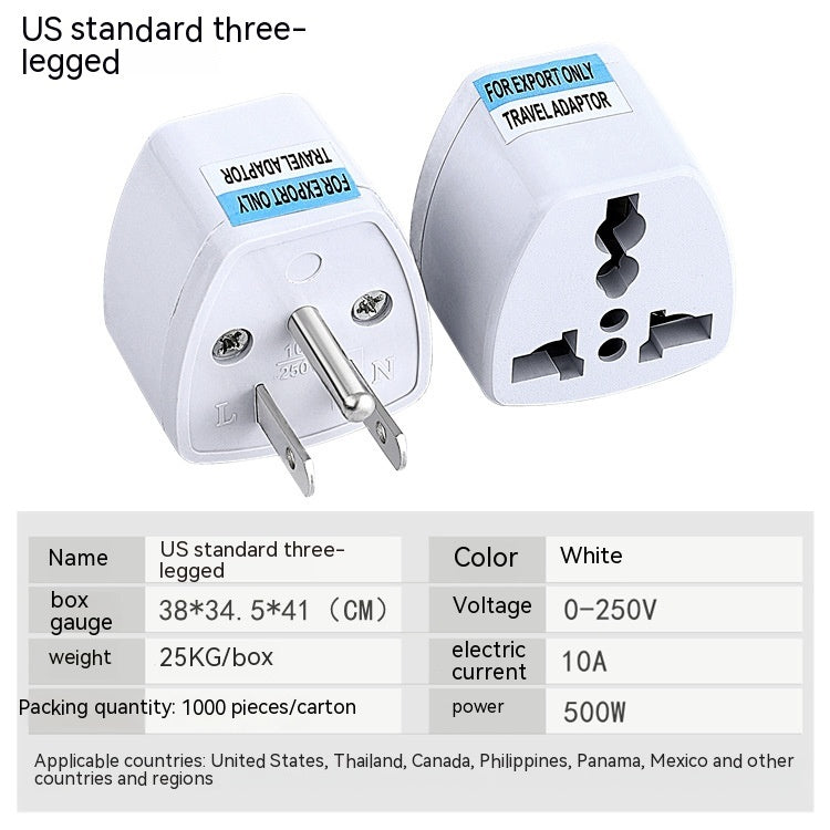 HKM-396371 Universal Multi-Voltage Power Adapter with Fast Charging Capability and Output Protection