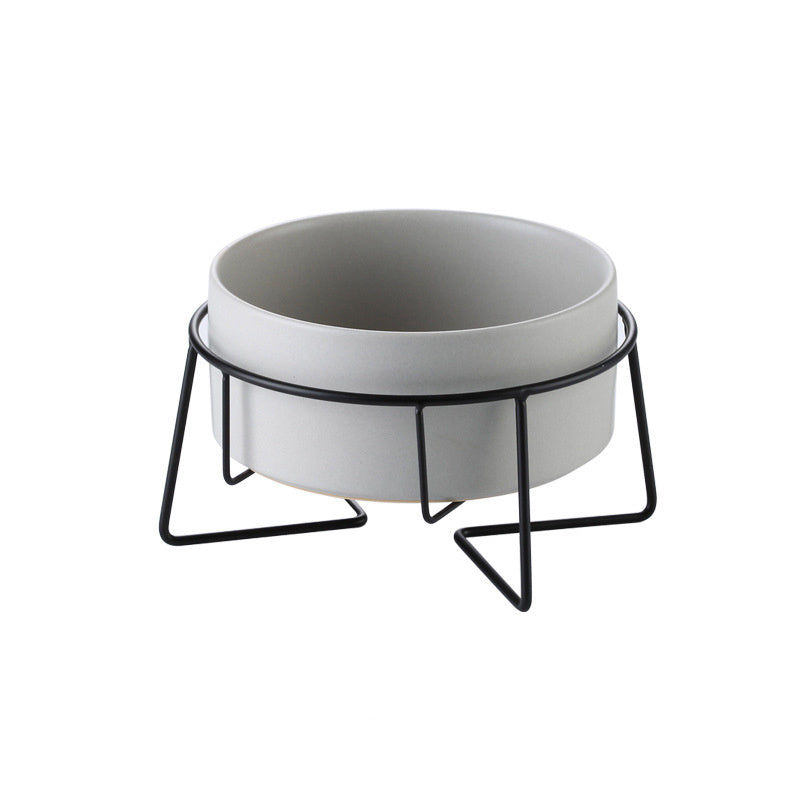 HKM-396499 Anti-Overturning Protective Cervical Spine Pet Bowl - Small and Medium Sizes Available with Various Frame Options
