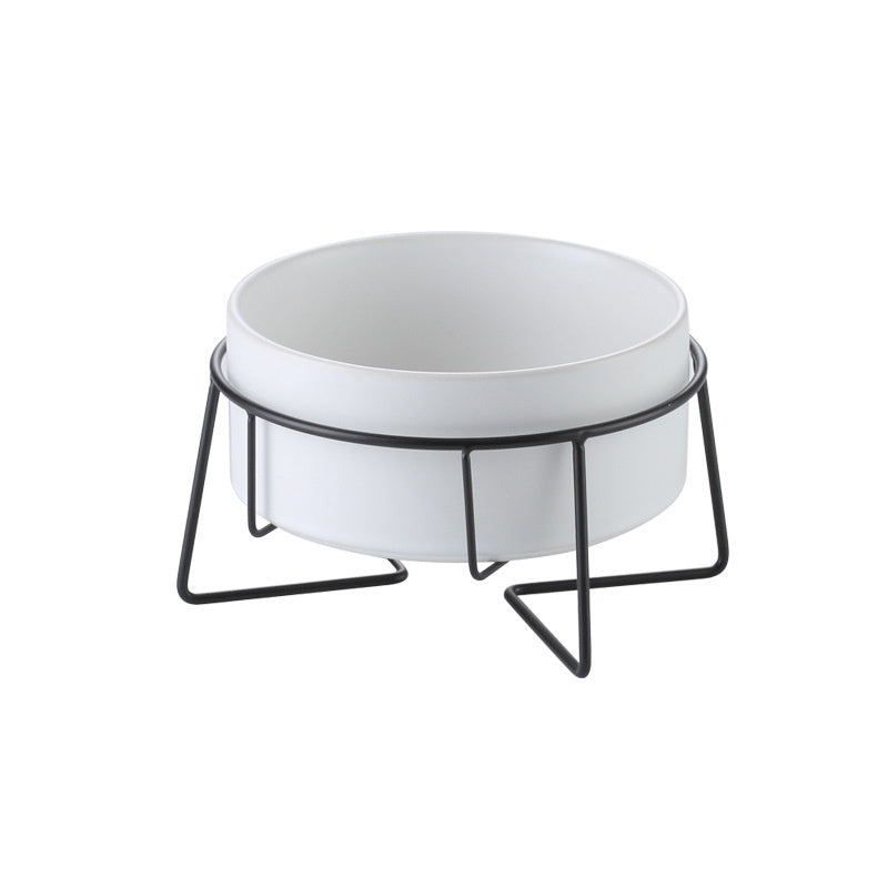 HKM-396499 Anti-Overturning Protective Cervical Spine Pet Bowl - Small and Medium Sizes Available with Various Frame Options