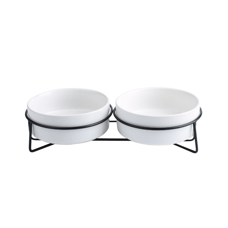 HKM-396499 Anti-Overturning Protective Cervical Spine Pet Bowl - Small and Medium Sizes Available with Various Frame Options