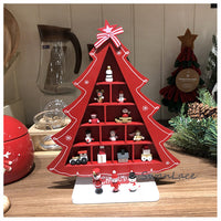 HKM-396755 Wooden Three-Dimensional Christmas Tree Ornaments – Various Designs and Heights