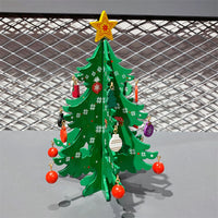 HKM-396755 Wooden Three-Dimensional Christmas Tree Ornaments – Various Designs and Heights