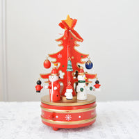 HKM-396755 Wooden Three-Dimensional Christmas Tree Ornaments – Various Designs and Heights