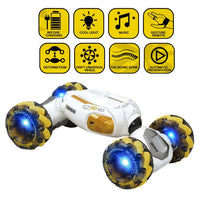 HKM-396883 Remote Control Stunt Twist Car Toy with Lights and Music for Indoor Outdoor Play