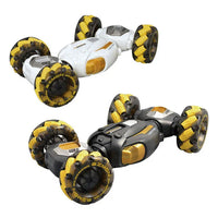 HKM-396883 Remote Control Stunt Twist Car Toy with Lights and Music for Indoor Outdoor Play