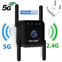 HKM-397139 Dual Frequency Wireless WiFi Extender AC24 with Lightning Protection for Home Networking