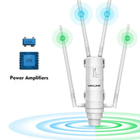 HKM-397331 Dual-Band High-Power Outdoor Wireless AP with 600 Meters Coverage, Detachable Design