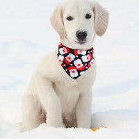 HKM-397459 Christmas Themed Pet Scarf for Dogs and Cats, Various Patterns, Single Layer, Neck Size 20-46CM