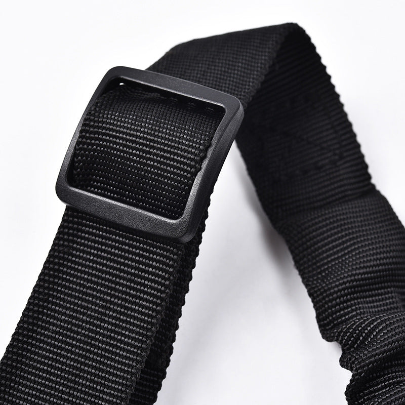 HKM-397459 Elastic Retractable Pet Car Seat Belt - Nylon Safety Harness, 53-74cm