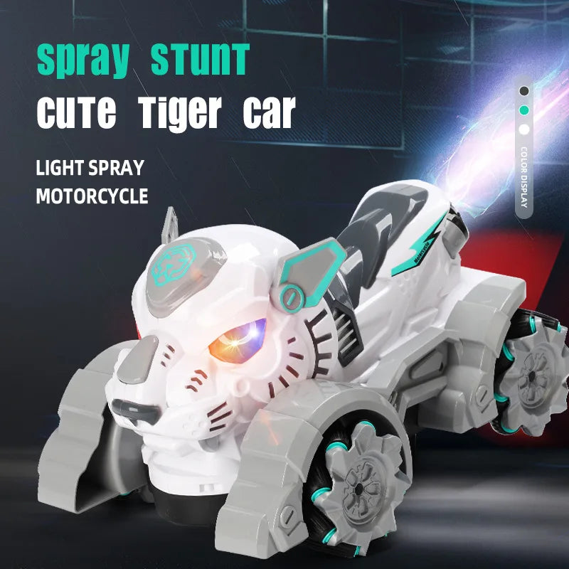 HKM-397459 Tiger Drift Spray Racing Remote Control Car - 1/12 Scale Electric Toy for Kids 5 Years & Up, 50m Range