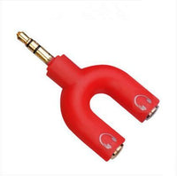HKM-397523 3.5mm Audio Adapter Headset Splitter for Mobile Devices and Car Audio