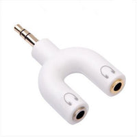 HKM-397523 3.5mm Audio Adapter Headset Splitter for Mobile Devices and Car Audio