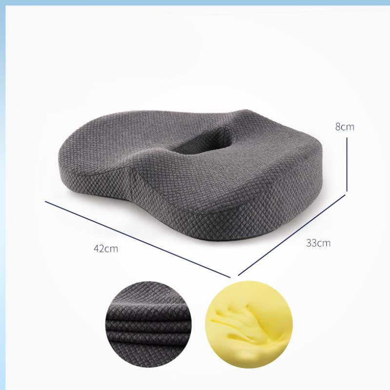 HKM-397587 Comfortable Memory Foam Cushion for Long Sitting Sessions - 3D Air Layer Design, Navy