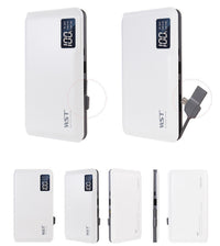 HKM-397651 10,000 mAh Portable LCD Display Power Bank - Universal Polymer Lithium Ion Battery
