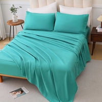 HKM-397779 Cloud-Like Comfort 4-Piece Cotton Blend Bed Set with Eco-Friendly Dyes