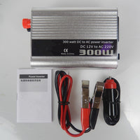 HKM-397971 300W 12V to 220V Car Inverter with Manual and Cable - Compact Design