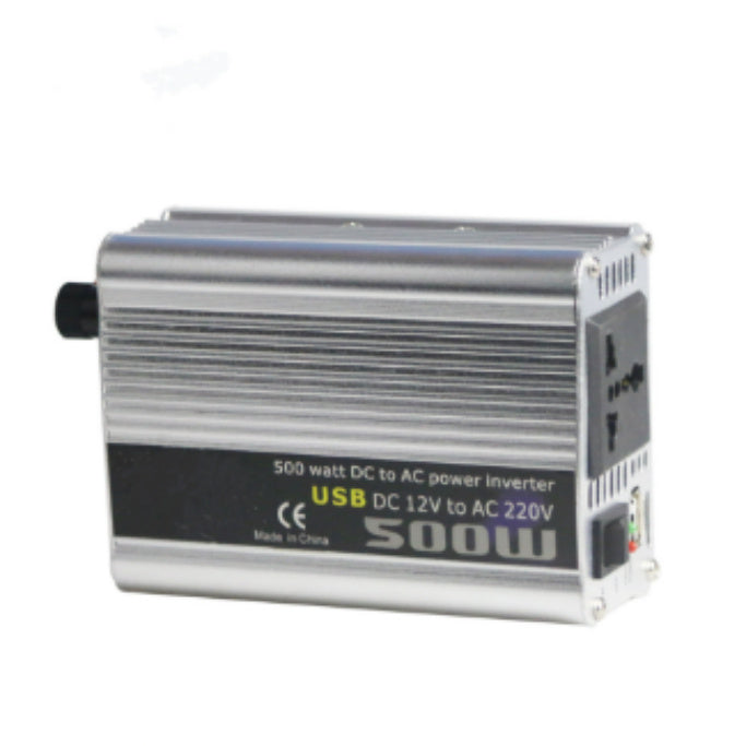 HKM-397971 300W 12V to 220V Car Inverter with Manual and Cable - Compact Design