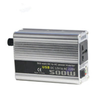 HKM-397971 300W 12V to 220V Car Inverter with Manual and Cable - Compact Design