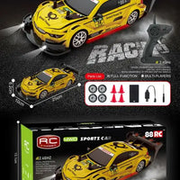 HKM-398035 2.4GHz 1/20 Scale 4WD RC Drift Car Toy for Kids with Remote Control, LED Lights, and Ready-to-Run Features