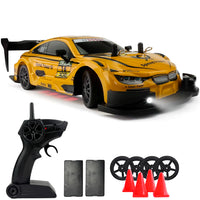 HKM-398035 2.4GHz 1/20 Scale 4WD RC Drift Car Toy for Kids with Remote Control, LED Lights, and Ready-to-Run Features
