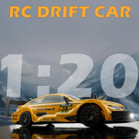 HKM-398035 2.4GHz 1/20 Scale 4WD RC Drift Car Toy for Kids with Remote Control, LED Lights, and Ready-to-Run Features