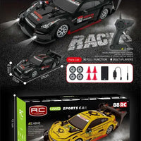 HKM-398035 2.4GHz 1/20 Scale 4WD RC Drift Car Toy for Kids with Remote Control, LED Lights, and Ready-to-Run Features