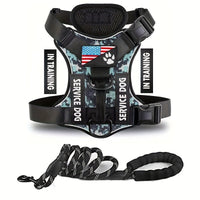 HKM-398099 Adjustable Nylon Chest Strap and Leash for Pet Dogs in Multiple Colors