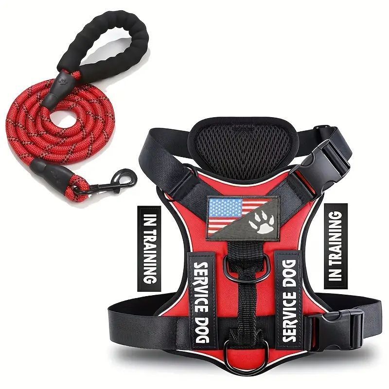 HKM-398099 Adjustable Nylon Chest Strap and Leash for Pet Dogs in Multiple Colors