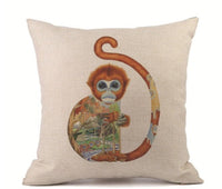 HKM-398163 Personalized Linen Pillowcase for Car and Sofa Lumbar Support