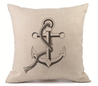 HKM-398163 Personalized Linen Pillowcase for Car and Sofa Lumbar Support