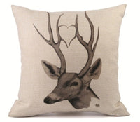 HKM-398163 Personalized Linen Pillowcase for Car and Sofa Lumbar Support