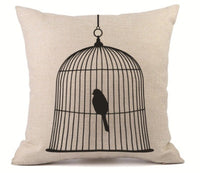 HKM-398163 Personalized Linen Pillowcase for Car and Sofa Lumbar Support