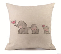 HKM-398163 Personalized Linen Pillowcase for Car and Sofa Lumbar Support