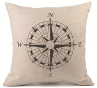 HKM-398163 Personalized Linen Pillowcase for Car and Sofa Lumbar Support