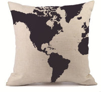 HKM-398163 Personalized Linen Pillowcase for Car and Sofa Lumbar Support