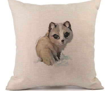 HKM-398163 Personalized Linen Pillowcase for Car and Sofa Lumbar Support