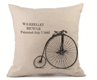 HKM-398163 Personalized Linen Pillowcase for Car and Sofa Lumbar Support