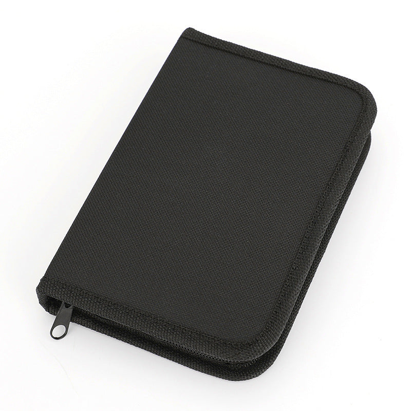 KTX-398291 92-Piece Household Sewing Kit with Thread, Needles, Scissors, and Accessories in Black Storage Box