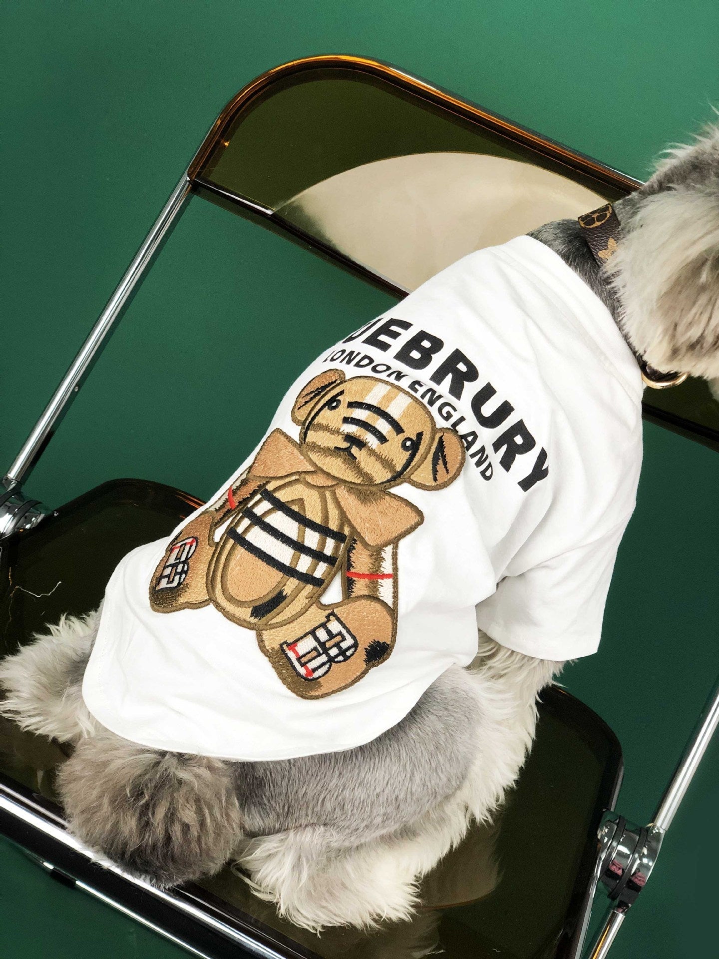 HKM-398419 Casual Thin T-Shirt for Dogs in Black and White, Sizes S to XXL