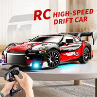 HKM-398611 1:24 Scale 360° Mini RC Drift Car - High-Speed Remote Control Vehicle for Indoor and Outdoor Fun