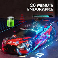 HKM-398611 1:24 Scale 360° Mini RC Drift Car - High-Speed Remote Control Vehicle for Indoor and Outdoor Fun